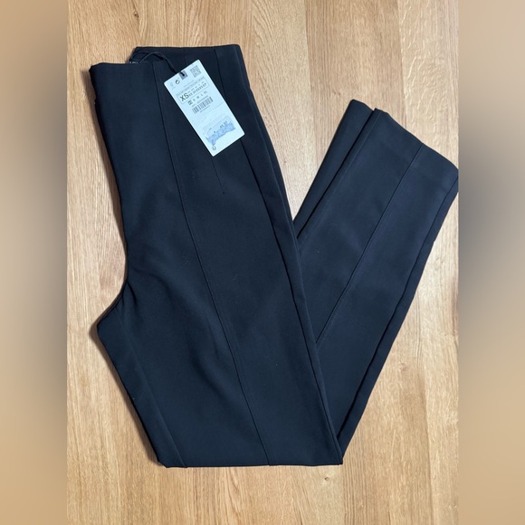 Zara High-Waisted Black Pants- Size XS - Picture 7 of 8